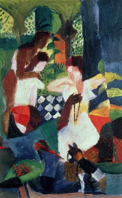 De Turkse Juwelier door August Macke